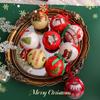 Christmas Tree Decorations Set - DIY Ornament Kit With Hanging Baubles Bell Leaf Festive Car Topper Holiday Home Party