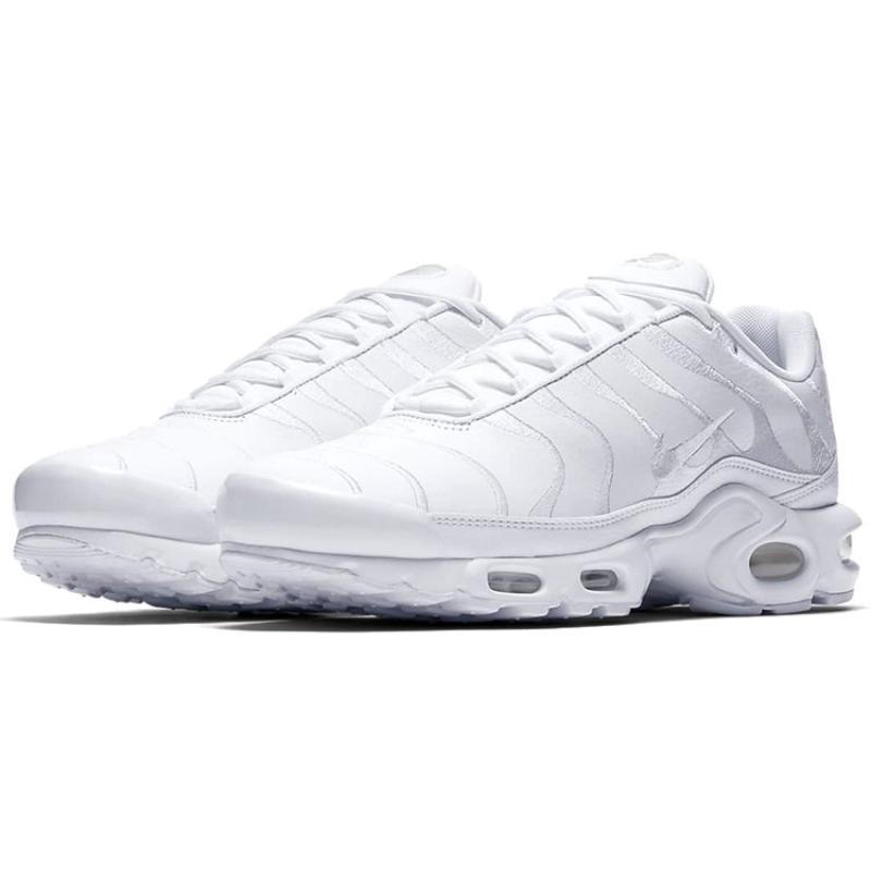 Nike Air Max Plus Triple White Sneakers Casual Shoes AJ2029-100