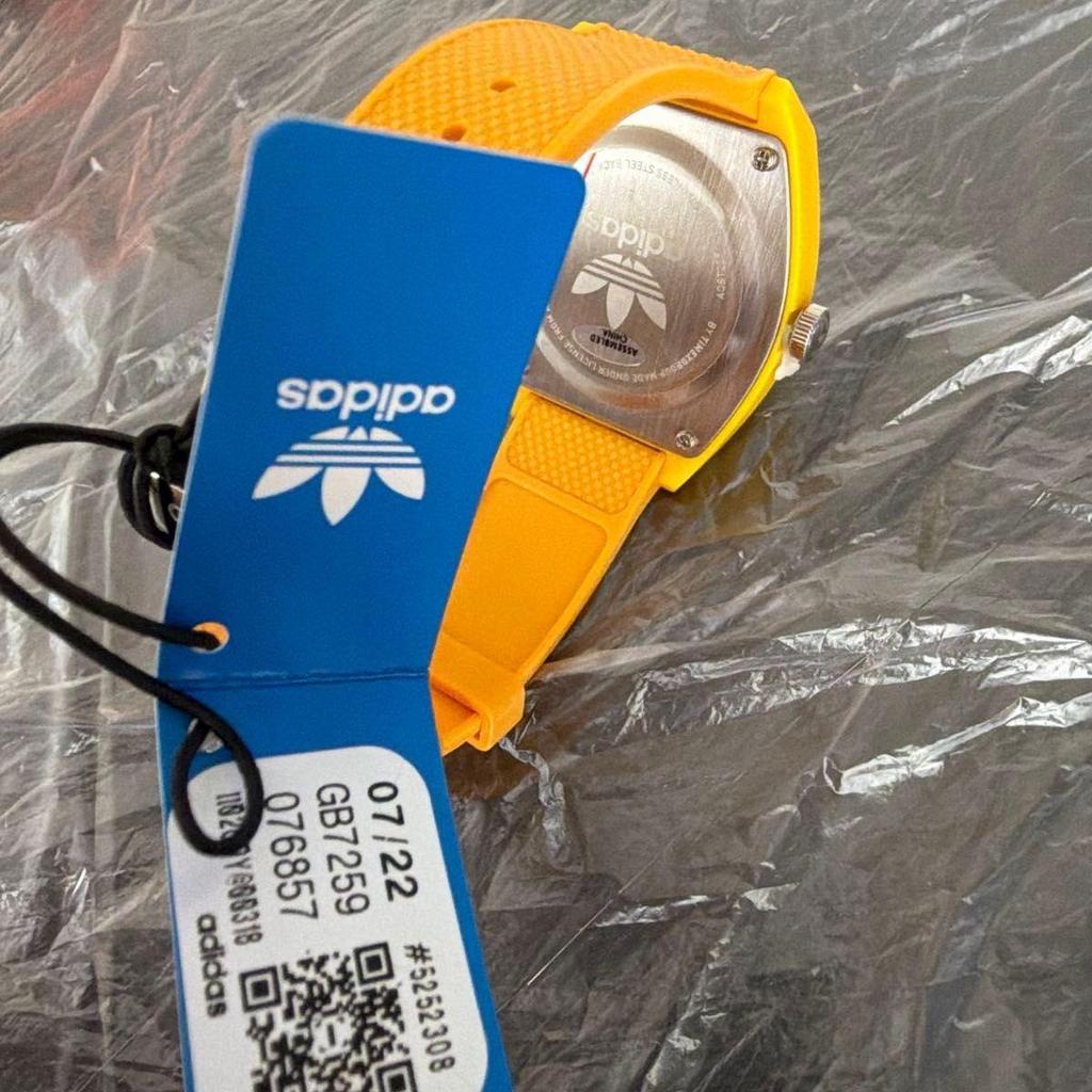 Used adidas watch yellow