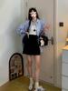 Blue Long-Sleeve Women's Layering Shirt Jacket for Early Spring 2026 - High-End Style