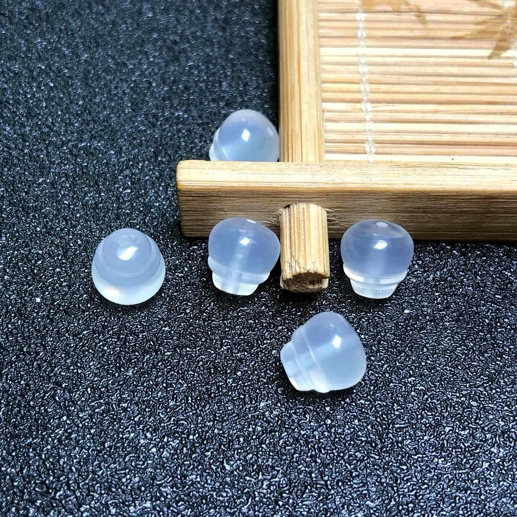 Lychee Ice Through-Hole Spacer Beads Star Moon Bodhi Wenwan Buddhist Bracelet Necklace Accessories