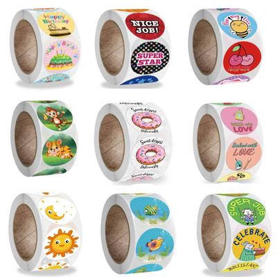 Nálepky s kreslenými zvieratkami všetko najlepšie k narodeninám na oslavu Dekorácia na obálku Nálepka na balenie darčekov Nálepka na blahoželanie