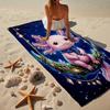 Rainbow Unicorn Fantasy Beach Towel, Super Soft Microfiber, Gift for Her/Him, Birthday, for Pool, Beach, Travel, Home Decor Fan Gifts