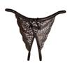 Sexy Lingerie Women's Panties Crotch Opening Transparent G-strings Leopard Print Thongs Solid Bowknot Underwear for Women Lace Pantys