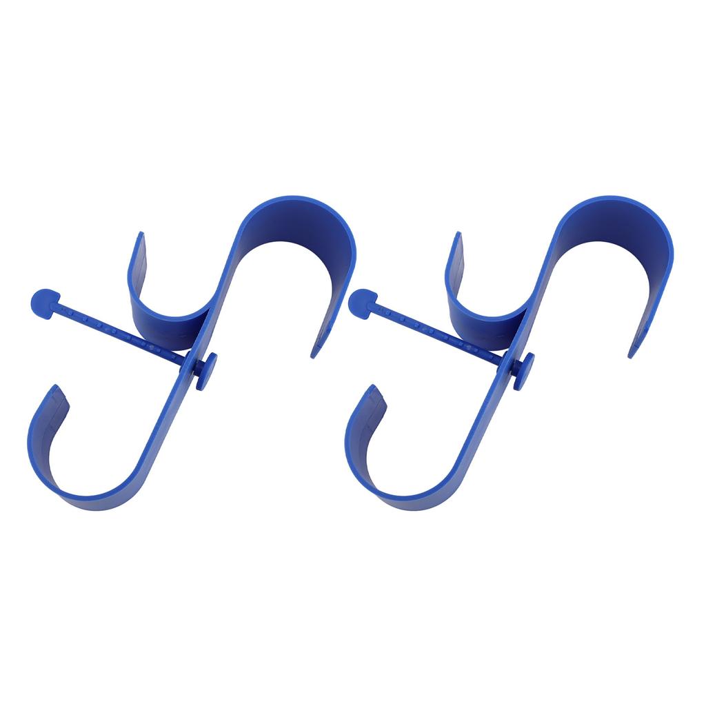 2PCS Pool Fence Hooks Swimming Pool Pole Hanger Multifunctional Wall Pool Tool Holder for Hoses