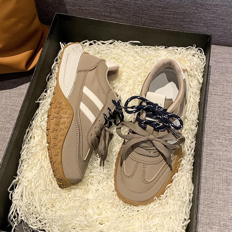 Мода 2024 Новая мода Кроссовки Женские Удобные Трендовые Туфли Толстая Подошва Высота — фото 7