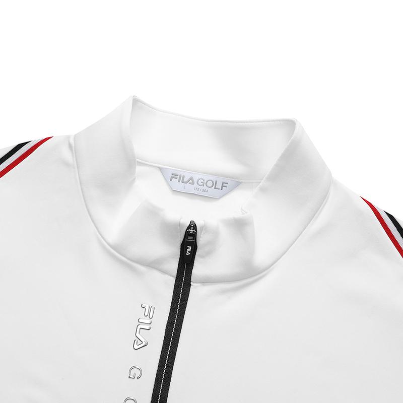 FILA Golf Long Sleeve Shirt Casual Sports T-Shirt Men tops White A11M145204FWT