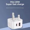 PD 20W USB Type C Charger Fast Charging Adapter Phone Quick Charger For iPhone Samsung Xiaomi Huawei Wall Charger EU/US/UK Plug