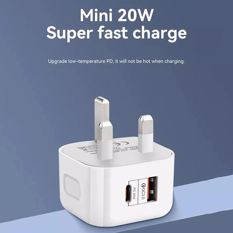 PD 20W USB Type C Charger Fast Charging Adapter Phone Quick Charger For iPhone Samsung Xiaomi Huawei Wall Charger EU/US/UK Plug
