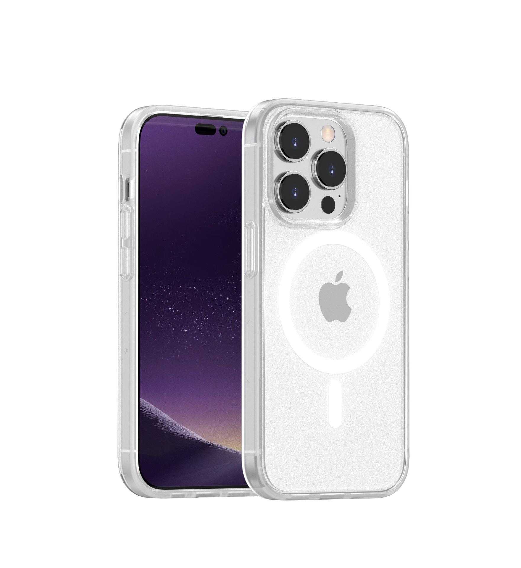 

Магнитный матовый защитный чехол для iPhone 14 Pro/Pro Max с совместимостью MagSafe iPhone 14 Pro