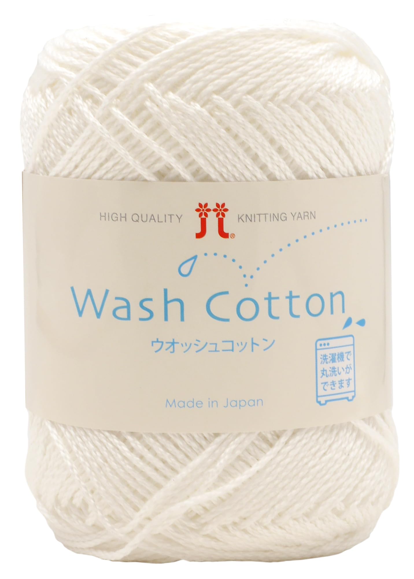 

Hamanaka Hand Knitted Yarn Washed Cotton Medium Thick 1 White 40g 102m 10 Balls Set 2744 Sets COL. Approx.