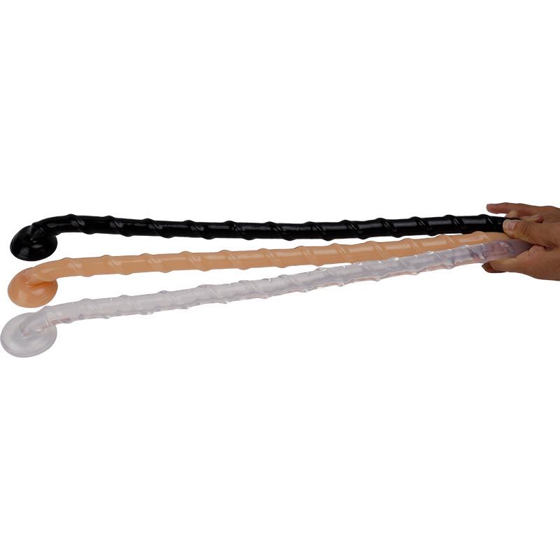 Kujii Weicher Gerippter Analplug Vibrator für Frauen - Erwachsenen-Vergnügungsspielzeug