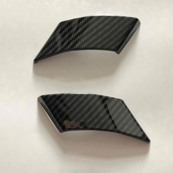 Carbon Fiber Front Door Window A Pillar Cover Trim For Toyota RAV4 -