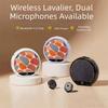 Magnetic Clip Portable Lavalier Microphone DSP Noise Reduction Lapel Microphone  Teaching