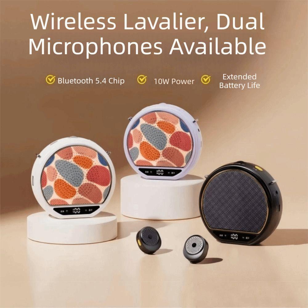 Magnetic Clip Portable Lavalier Microphone DSP Noise Reduction Lapel Microphone Teaching