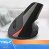 OLOEY Ergonomic Vertical Dual-Mode Wireless Office Mouse
