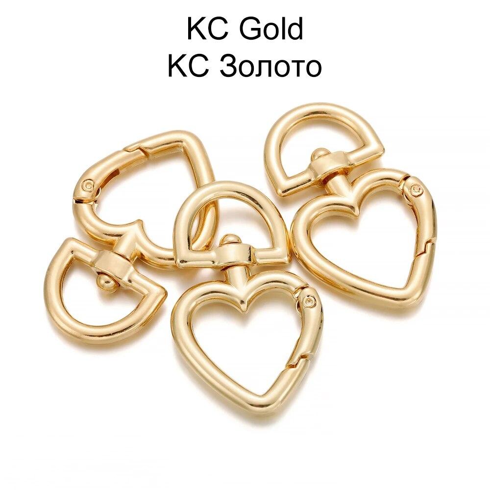 

5 шт./лот, металлическая застежка в форме сердца в форме омара, крючки, кольцевые разъемы для DIY, принадлежности для изготовления ювелирных изделий, аксессуары
