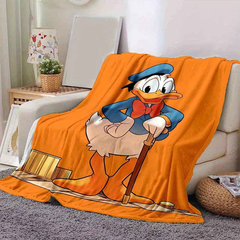 

1pc, Donald Duck Throw Blanket Cozy & Warm Home Decor for Couch, Bed, Car, Travel, Camping, Office Nap Perfect Gift Bedroom, Living Room 80cmx120cm