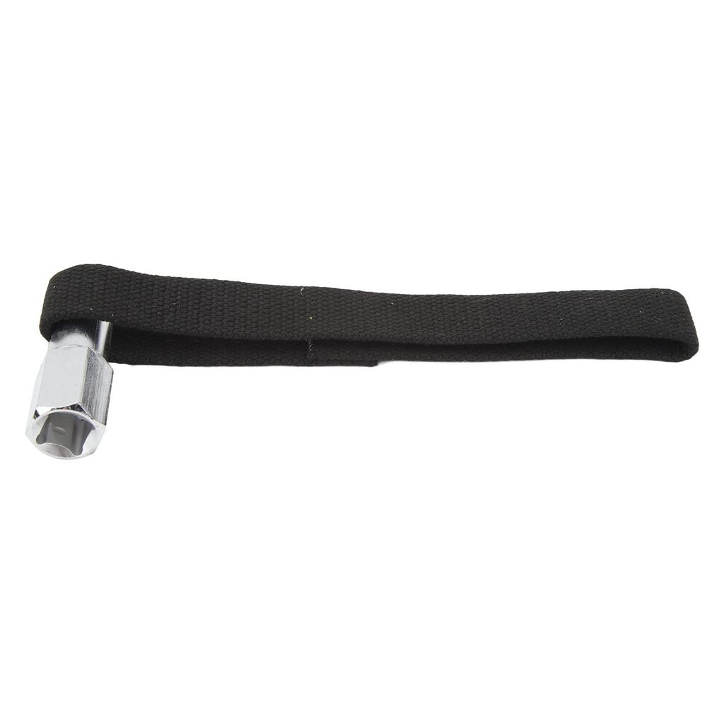 Filter Strap Wrench - Durable Steel, Remove Filter in Seconds, Nylon Belt Design Fits Most Vehicles