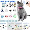 Multifunksjonell Pet Smart GPS Tracker Mini Anti-Lost Alarm Vanntett trådløs Bluetooth Locator Tracer For Pet Hund Katt Barn Bil Lommebok nøkkelhalsbånd