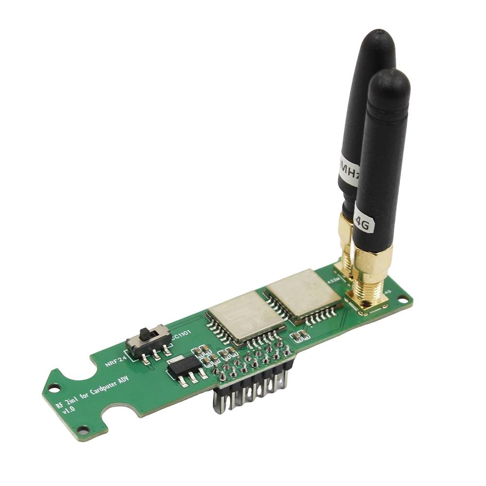 For M5Stack Cardputer RF Module 2-in-1 with CC1101 and NRF24 Supporting Sub GHz Frequency Adjustment and For Bruce Firmware