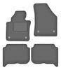 Tapis de voiture en velours graphite pour: Volkswagen Touran I FL monospace (2010-2015)