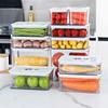 Durable Sealed Crisper Vacuum Fresh-keeping Box Organizer Snacks Fruit Storage Box Refrigerator