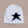 Pentagram Jacquard Simple Knitted Hat Men And Women Warm Street Personality Hip Hop Skateboard Pullover Hat