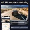 2K 4G 3Inch Dashcam with Dual Lens Record Wifi Gps Tracking Fit Remote Live Video Check On Phone 12-24v Power Supply Car Camera