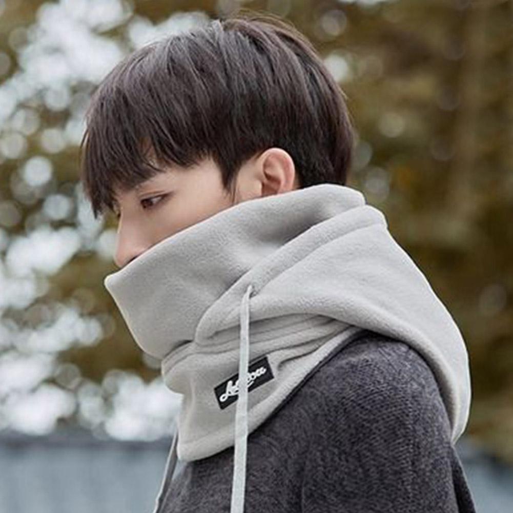 Winter Fashion Pullover Hat Balaclava Hat Ear & Neck Protection Hat Windproof Hooded Scarf Thickened Earmuffs Warm Cycling