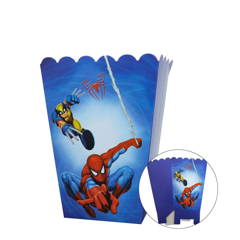 Spider-Man Birthday Party Supplies Disposable Tableware Paper Plate Paper Cup Paper Tissue Boy Decoration Cartoon Eco-Friendly Material