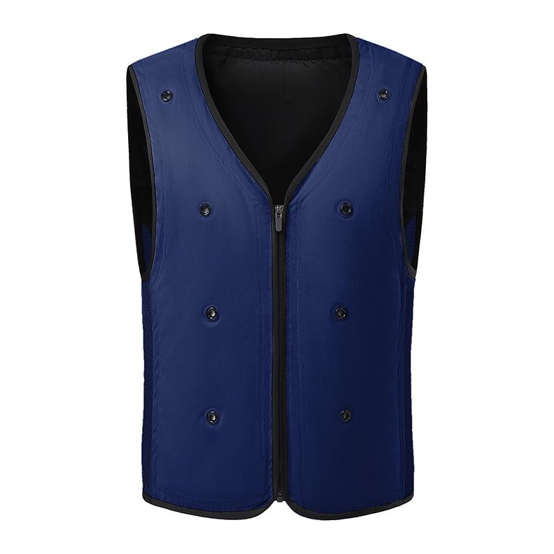 Sommerkühlweste zur Hitzschlagprävention im Freien: Wasserkühlung, Verdunstungskühlung für Fahrten oder Bauarbeiten