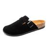 Shoes Fashion Men's Suede Mules Slippers New Women Clogs Cork Insole Sandals With Arch Support Outdoor Beach Slides Home Shoes