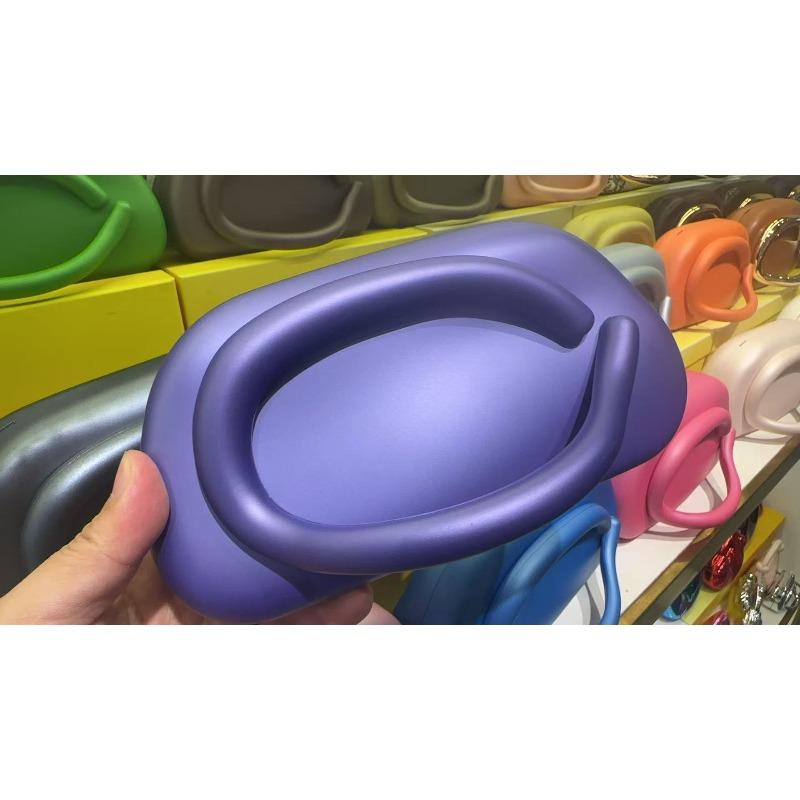 Trendy Classic Round Box Clutch Bag Dinner Bag Acrylic Bag Retro Metal Handle Shoulder Crossbody