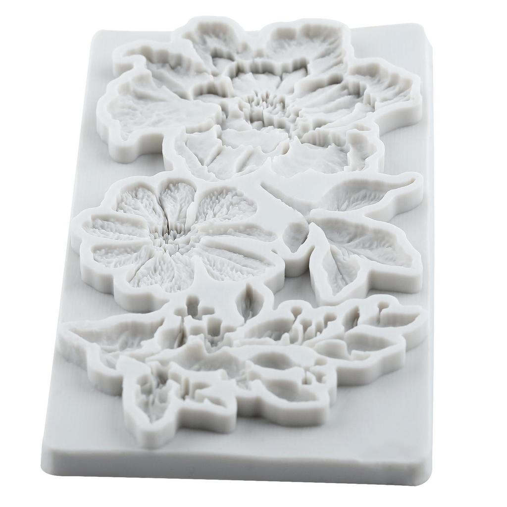 Rose Silicone Mold Peony Fondant Molds Cake Decorating Tools Cupcake Topper Candy Sugar Craft Gum Paste Polymer Clay