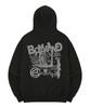 Spitxit Bombing Xit Hoodie Zip-Up Black