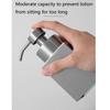 Square Stainless Steel Foaming Bottle Refillable Hand Sanitizer Jar Foam Making Container  Bathroom