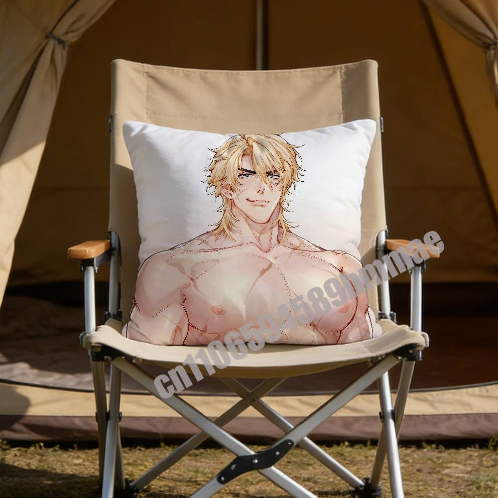 For Varka Genshin Impact Throw Pillow Case Sham 30X30Cm 45X45Cm 50X50Cm Square Office Cushion Cover