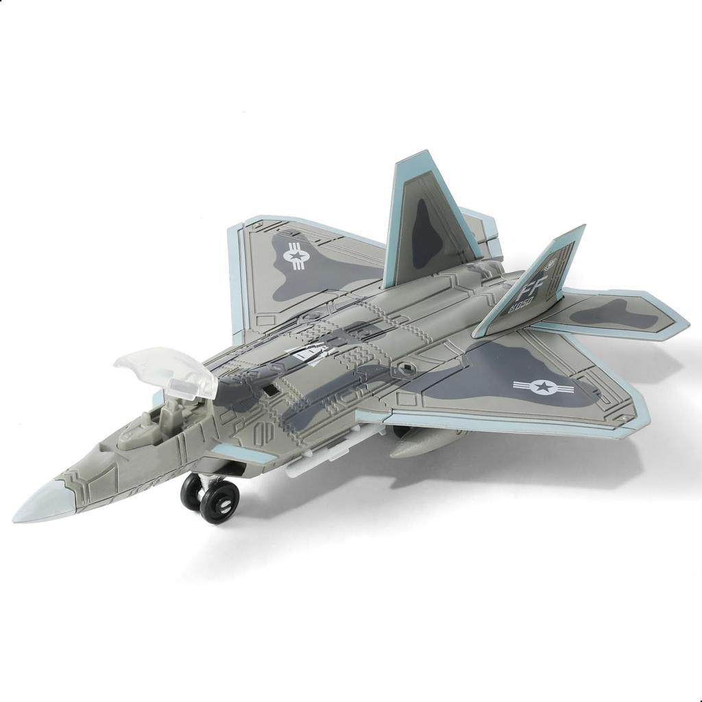 F-22 Toy Fighter 1:100 Scale Assembled Abs Plastic Airplane Model With Stand Home Display Collection Creative Gifts Toy