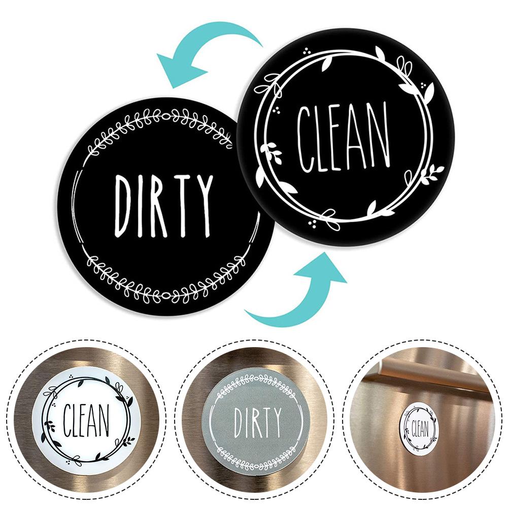 Magnet Sticker Indicator Magnet Sticker Clean Dirty Sign Dining & Bar