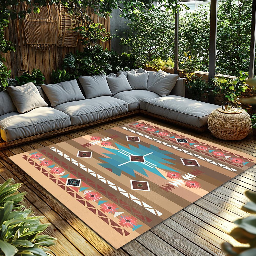 Rustic Southwestern Doormat Entryway Rug Farmhouse Kitchen Floor Mat Desert Home Decor Indoor Outdoor Welcome Mat Area Rugs