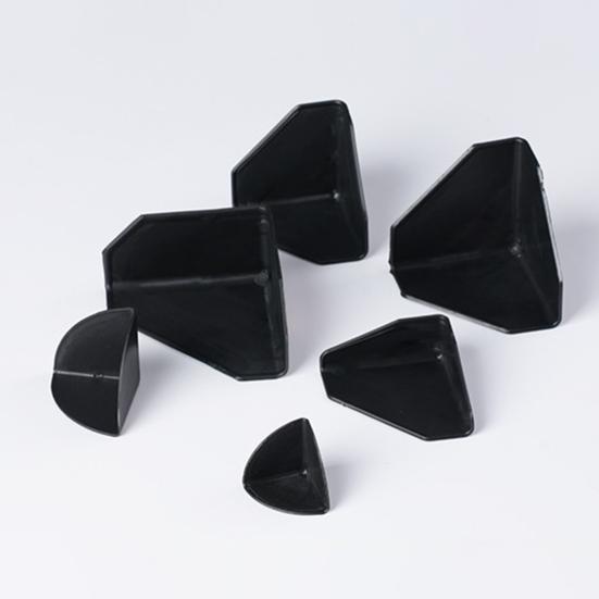 200 stk Hjørnebeskyttere Anti-støt Trekantet Tresidig Slitesterk Sikker Anti-kollisjon Plast Emballasje Frakt Pakke Kurér Beskyttere Husflytting