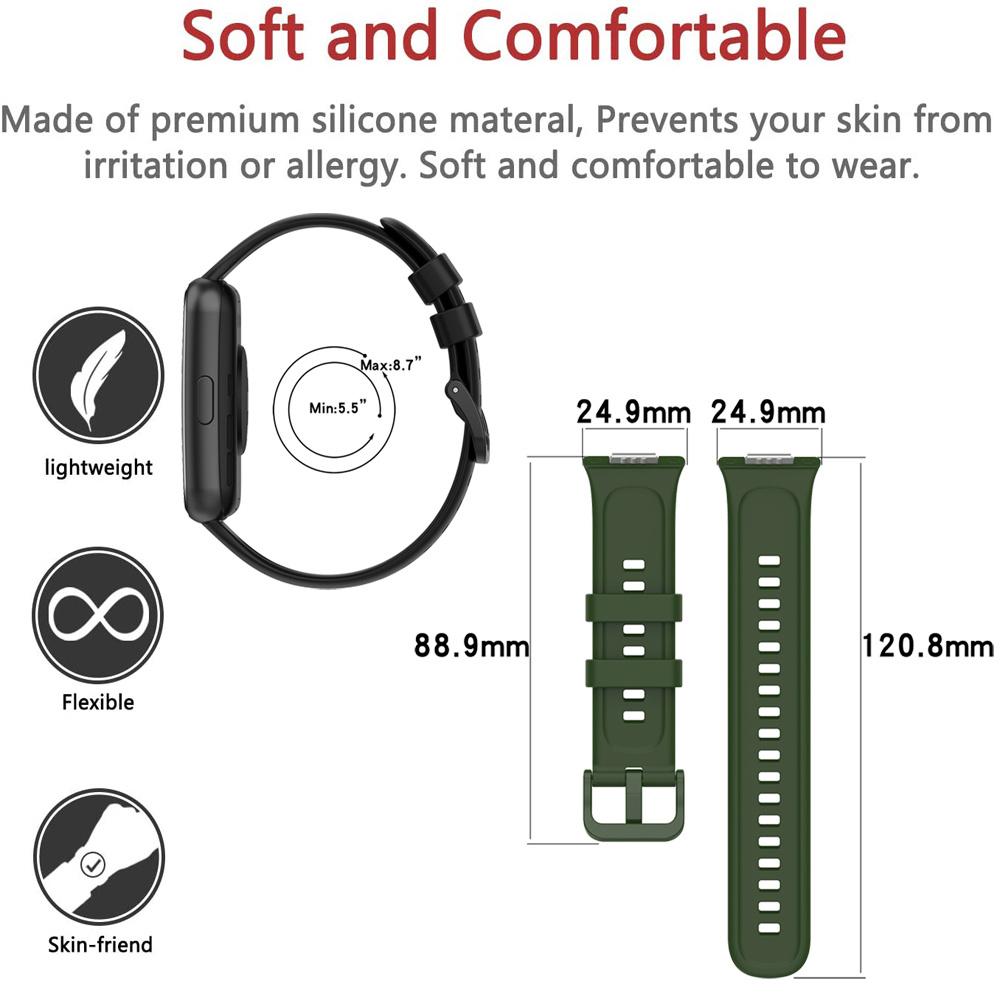 Náhradní řemínek pro hodinky Huawei Watch Fit 2 Strap Silikonový řemínek pro Huawei Watch Fit2 Watchband