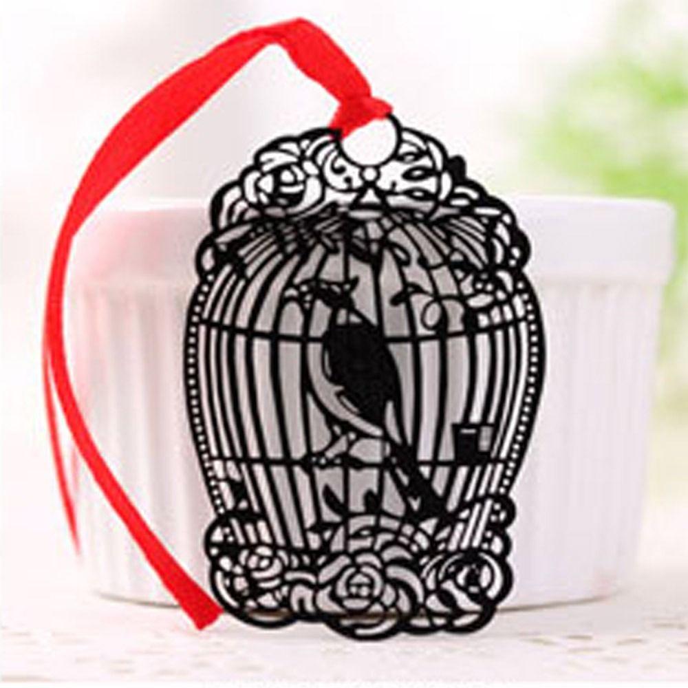 Metal Book Page Pagination Chinese Style Book Page Marker Portable Hollow Bookmark