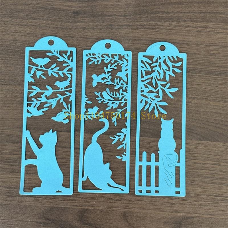 Window Kitten Die Cut Stencils Heavy Duty Carbon Steel Cutting Dies Scrapbooking Embossing Paper Dies for Card Making top sale