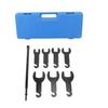 8PCS Pneumatic Fan Clutch Wrench Metal Easy To Operate Fan Clutch Removal Tool Kit with Case for Focus