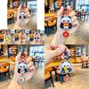 Playful Acrylic Panda Keychain Adorable Keyring Gift For Various Occasions Ideal For Students And Kids