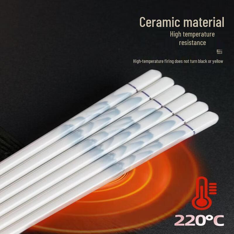 Jingdezhen Ivory White Ceramic Chopsticks