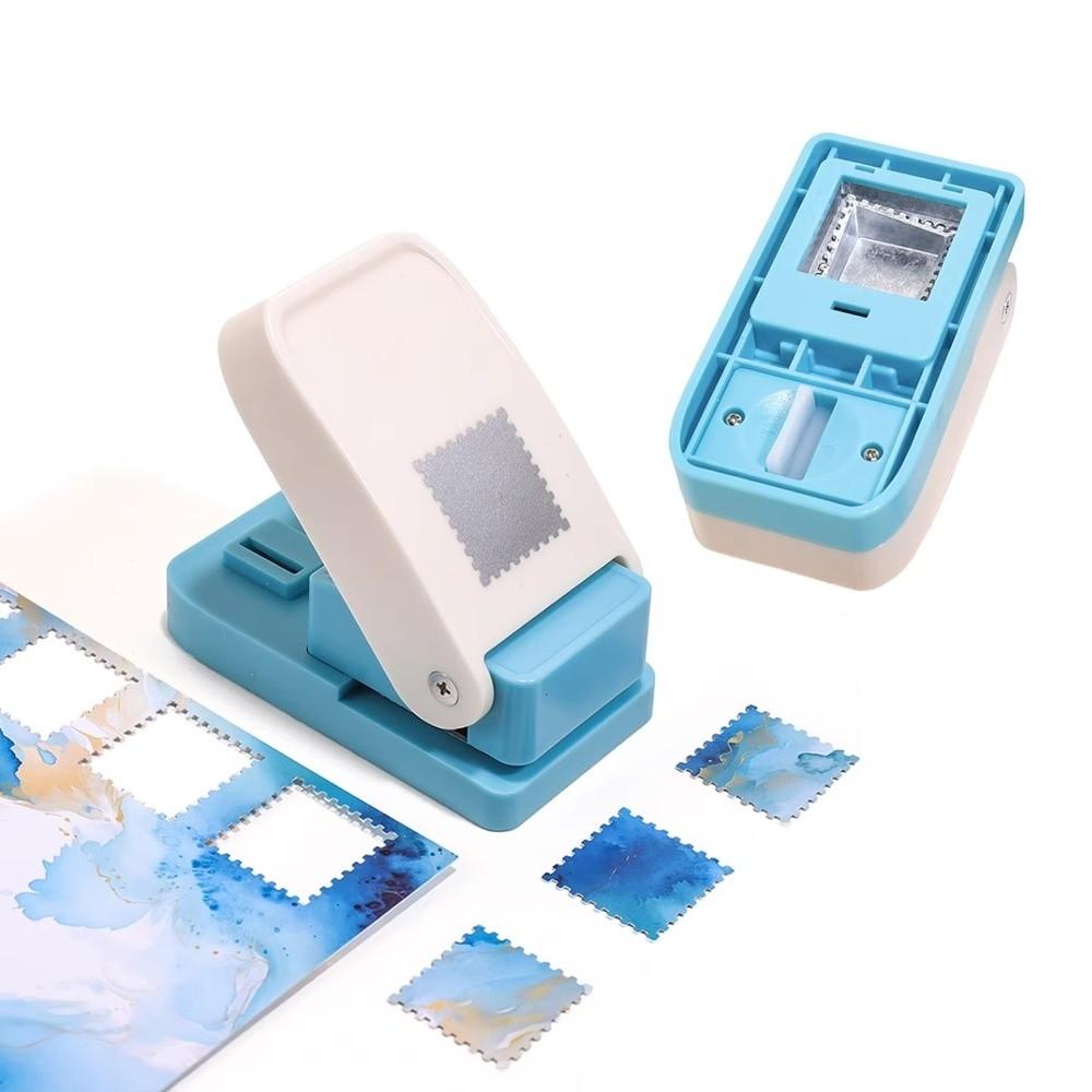 Rectangular Paper Punch Lever Action Embossing Punching Machine Postage Stamp Punch Card Making