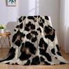 Ins Klassische Leopardenmuster Flanelldecke Warm Weich Halloween Weihnachten Sofa Warm Gemütlich Dekoratives Dekor Geschenk Für Alle Jahreszeiten